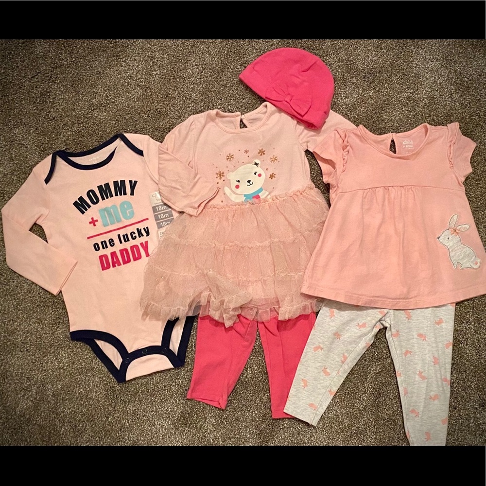 6 piece pink mini-bundle/lot